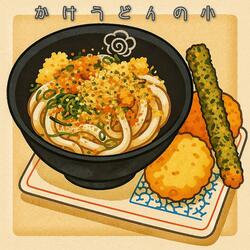 かけうどんの小