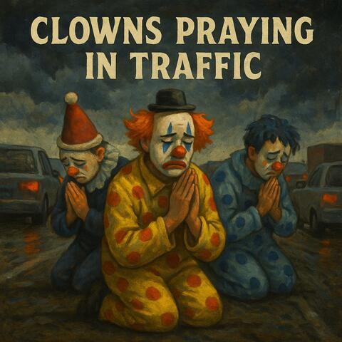 Clowns Praying In Traffic