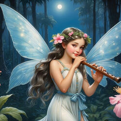 Hibiscus Fairy’s Lullaby for Restful Sleep, Gentle Flute