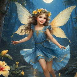 Floating in Silence, Hibiscus Fairy’s Midnight Serenade