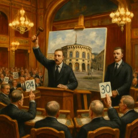 Stortinget er en auksjon