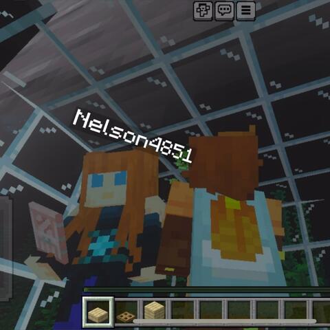 Vi spelar Minecraft tillsammans