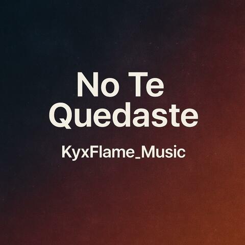 No Te Quedaste