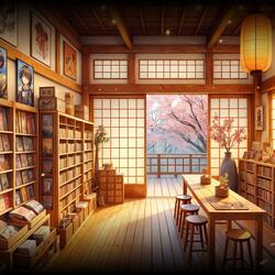 Traditional Japanese Manga Shop | LoFi Music Japanese Vibes