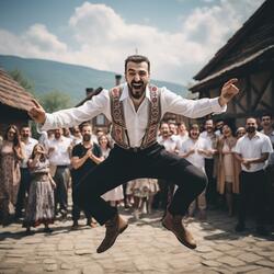 Traditional Dance of Georgian Lezginka