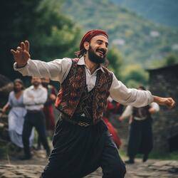 Gurian Perkhuli Georgian Dance