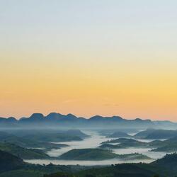 Fog Over Hills