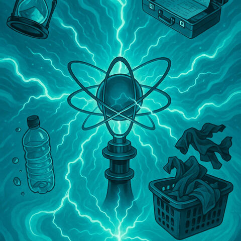 An Hourglass, A Suitcase, A Water Bottle and A Laundry Basket (Drifter's Origin)