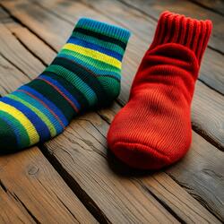 My socks don't match and I don't care
