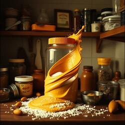 Pindakaas met suiker