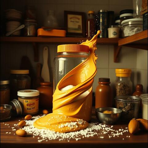 Pindakaas met suiker