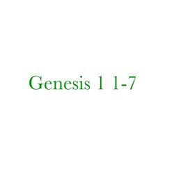 Genesis 1 1-7 (Radio Edit)
