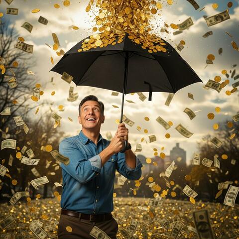 돈이 비처럼 내리네