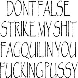 I CANT NAME THIS SONG THE ORIGINAL NAME BUT THIS IS A DISS ON TRANQUILIN FOR BEING A HORRIBLE WASTE OF A HUMAN FUCK YOU FOR FALSE STRIKING MY SHIT ON SOUNDCLOUD SERIOUSLY KILL YOURSELF