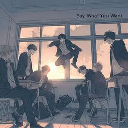 Say What You Want