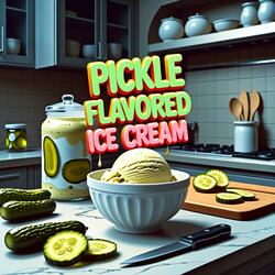 Pickle Flavored Ice Cream