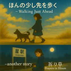 ほんの少し先を歩く