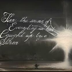 caught up by a storm