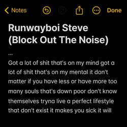 Block Out The Noise