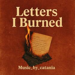 Letters I burned