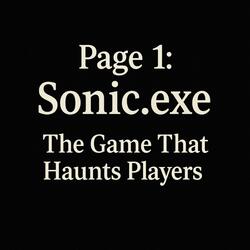 Page 1: Sonic.exe – The Game That Haunts Players