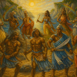 Lá Vem o Erê Pulando no Chão