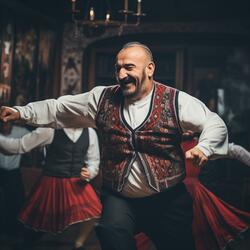Georgian Texili Lezginka Dance