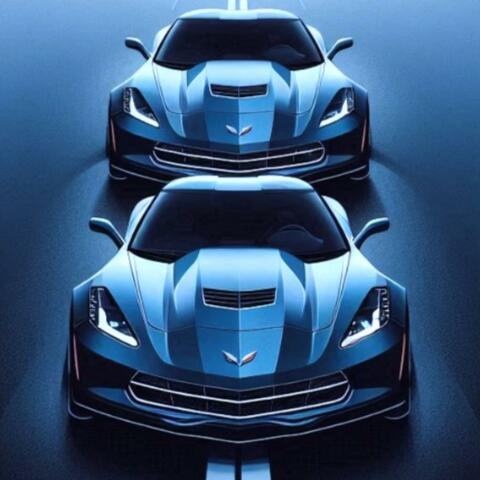 Blue Corvettes
