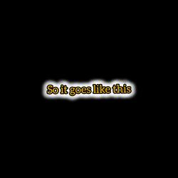 So it goes (new)