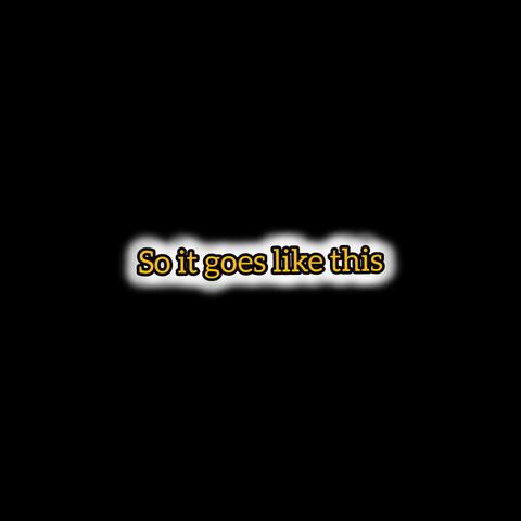 So it goes (new)