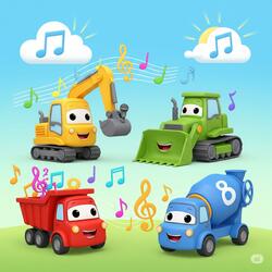 Construction Vehicles on the Job Site