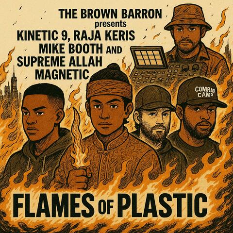 Flames of plastic (feat. Kinetic 9, Raja Keris, Mike Booth & Supreme Allah Magnetic) [Radio Edit]