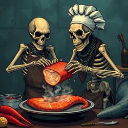 Gator Tail & $hark Meat (feat. HellNaww & V.Nebula Beat)