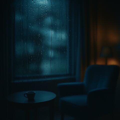 Watching the rain alone