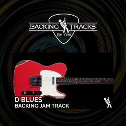 Soulful and Mellow Blues Guitar Backing Track Jam in D | 75 BPM