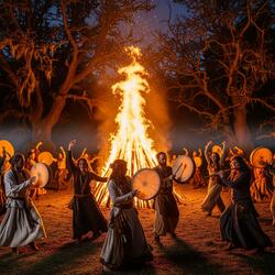 Lughnasadh's Flammen