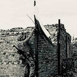Raising The Flag At Andriivka