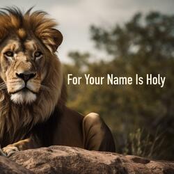 For Your Name Is Holy (Prophetic Worship Instrumental.)