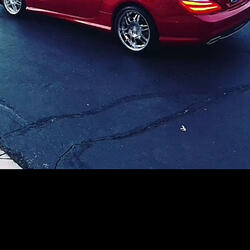 Benzs smacking rim cracking