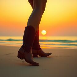 Cowgirl in The Carribean