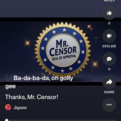 Thanks Mr Censor