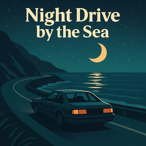 Night Drive by the Sea