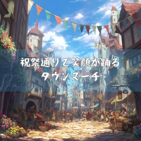 祝祭通りで笑顔が踊るタウンマーチ