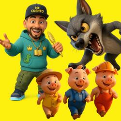 El Rap de los Tres Cerditos y El Lobo (MC Cuento)