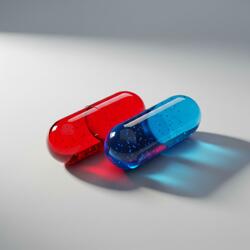 red pill, blue pill