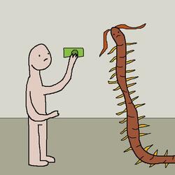 I Owe A Dollar To A Giant Bug