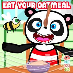 Eat your Oatmeal (Goofy Panda and Beebee)