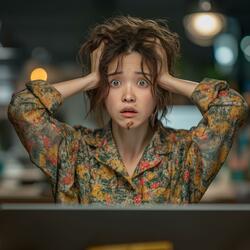 엎질러진 커피믹스