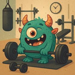 Little Monster Returns to the Gym