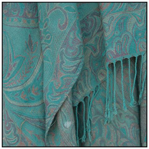 aquamarine pashmina